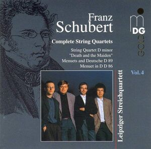 独CD Leipzig Quartet; Franz Schubert String Quartets 4 MDG30706042 Musikproduktion Dabringhaus Und Grimm /00110