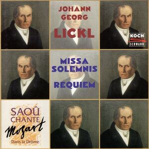 オーストリアCD Lickl, Williams; Pecs Chamber Choir Lickl;Missa Solemnis/Requiem 312962 Koch Schwann /00110