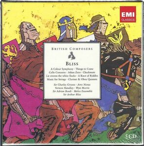 欧5discs CD Arthur Bliss Arthur Bliss 5099902901824 EMI Classics 紙ジャケ /00200