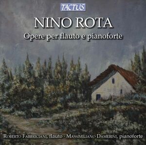 伊CD Nino Rota, Roberto Fabbriciani; Massimiliano Damerini Flute Works TC911801 Tactus 未開封 /00110