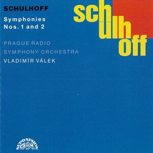 チェコCD Prague Rso; Valek Schulhoff;Symphonies No. 1 & 2 1121602031 Supraphon /00110