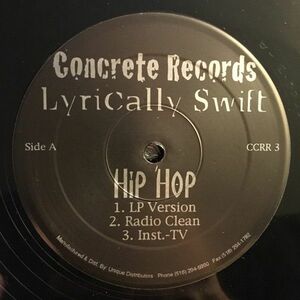 米12 Lyrically Swift Hip Hop / Watch Out CCRR3 Concrete Records (2) /00250