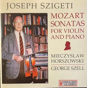 蘭4discs CD Joseph Szigeti Mozart 15 Son for Pn 08803974 Vanguard Classics /00220