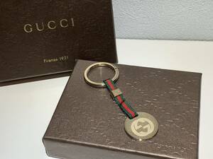  Gucci Sherry line Inter locking G key ring 