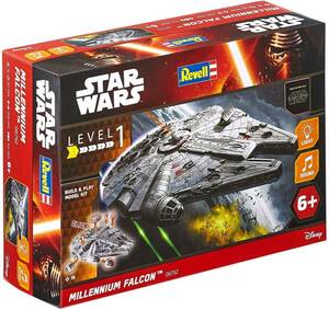 Revell SW millenium Falcon EasyKit пластиковая модель светится! звук ...! внутренности батарейка есть 