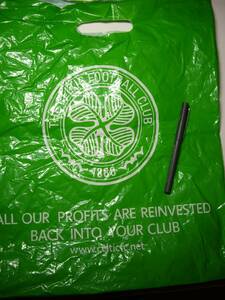 中古ビニール袋　大きめ　サッカー　セルティック・フットボール・クラブ（Celtic Football Club, LSE: CCP）