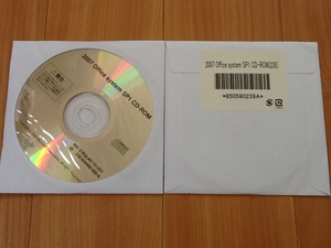 2007 Office system SP1 @未開封CDディスク@ NECパソコンの同梱品