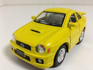 スバル 2代目 インプレッサWRX STi GDB 前期型 2000年~ 1/43 約10.2cm KiNSFUN プルバックカー ミニカー ドア開閉 送料￥350