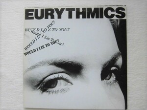 国内盤 / Eurythmics / Would I Lie To You? (Extended Mix) / Here Comes That Sinking Feeling / 1985 / 12インチ