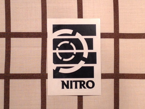 ステッカー■ NITRO / ナイトロ ■ ［110mm × 76mm (台紙サイズ)］ スノボ