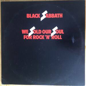BLACK SABBATH/WE SOLD OUR SOUL FOR ROCK'N'ROLL LP レコード us盤 2BS 2923