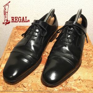 [リーガル] REGAL 811R AL B ストレートチップ ブラック （B） 24.0cm