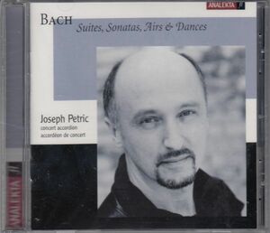 [CD/Analekta]バッハ:イギリス組曲第3番&フランス組曲第2番他/J.ペトリック(accordion)