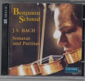 [2CD/Oehms]バッハ:無伴奏ヴァイオリンのためのソナタとパルティータ全曲BWV.1001-1006/B.シュミット(vn)