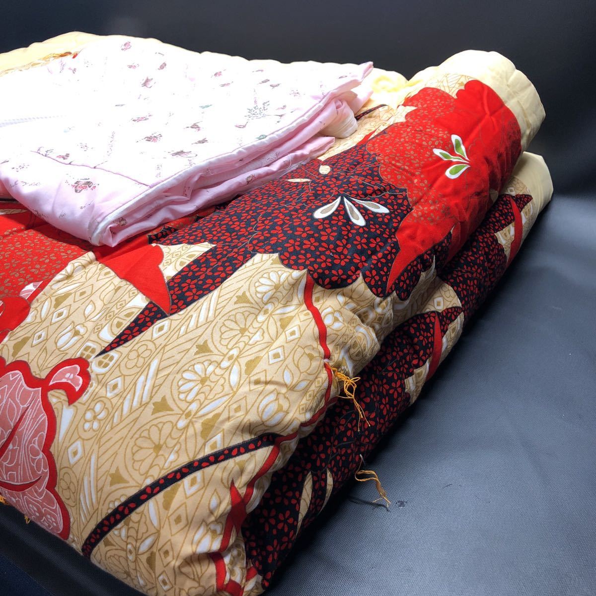 在庫処分・数量限定 掛布団 お布団 布団 嫁入り布団 和風 花柄 上品