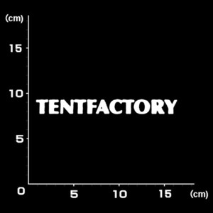 送料無料★1277★TENTFACTORY　テントファクトリー★キャンプ★キャンパー★CAMP★グランピング★ステッカー