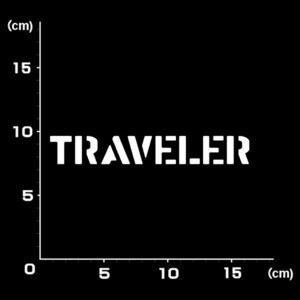 送料無料★0671★traveler　トラベラー★スノーボード★スノボー★SNOWBOARD★ステッカー