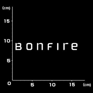 送料無料★0160★BONFIRE ボンファイアー★スノーボード★スノボー★SNOWBOARD★ステッカー