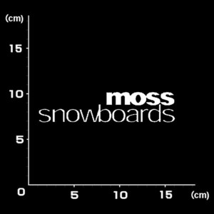 送料無料★0205★Moss モス★スノーボード★スノボー★SNOWBOARD★ステッカー