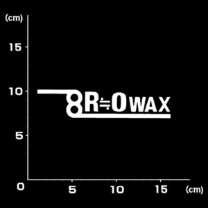 送料無料★0333★R≒OWAX★スノーボード★スノボー★SNOWBOARD★ステッカー