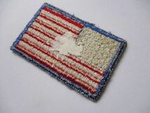 【送料無料】アメリカ国旗 星条旗 パッチ刺繍ワッペン/FLAG PATCH米軍patchesフラッグUSAミリタリー徽章アーミー装備70sサバゲー M55_画像6