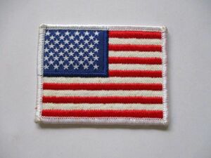 【送料無料】アメリカ国旗 星条旗パッチ刺繍ワッペン/FLAG PATCH米軍patchesフラッグUSAミリタリーARMYアーミーW装備サバゲー M57