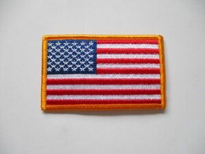 【送料無料】アメリカ国旗 星条旗パッチ刺繍ワッペン/FLAG PATCH米軍patchesフラッグUSAミリタリーARMYアーミーI装備サバゲー M57