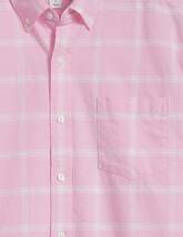 オックスフォードシャツ ポケット付き レギュラーフィット 半袖 メンズ ピンク, 窓ガラス S_画像5