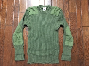 u- Lee шкив The Woolly Pully милитари свитер зеленый зеленый M commando вязаный оливковый гонг b