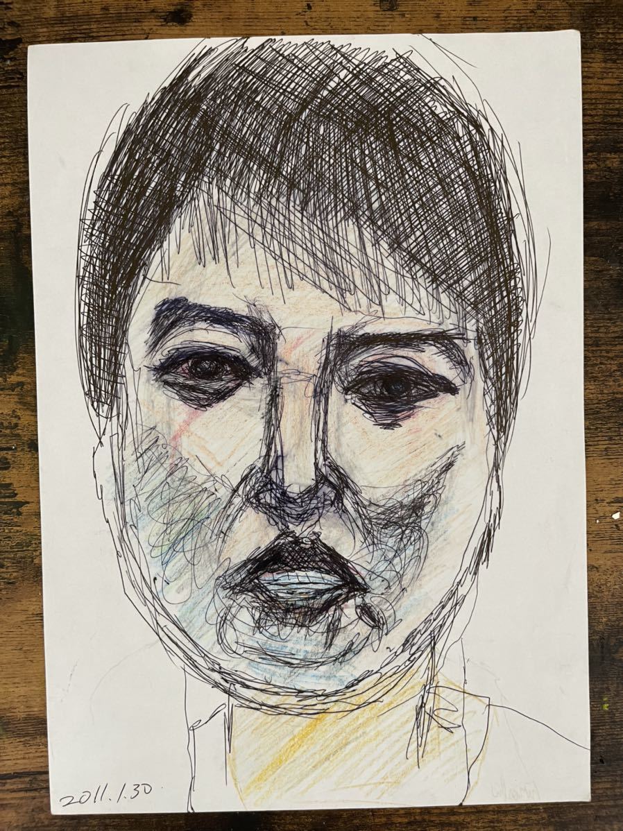 絵描きhiro C｢初期の絵3｣, 美術品, 絵画, パステル画, クレヨン画