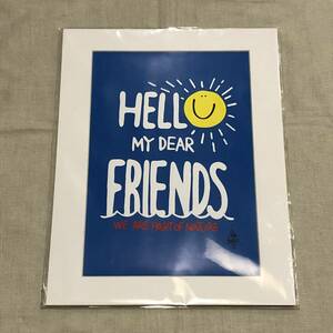 ハワイ購入！新品 Palm Graphics [HELLO MY DEAR FRIENDS] パームグラフィックス Koji Toyoda GREEN ROOM GALLERY グリーンルーム 豊田弘治