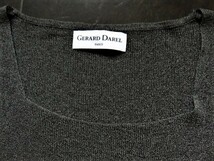 ■新品同様 上質美品【GERARD DAREL】ジェラールダレル 高級 ラメ入り カットソー グレー【F】フリーサイズ 送料185円 w1128_画像7