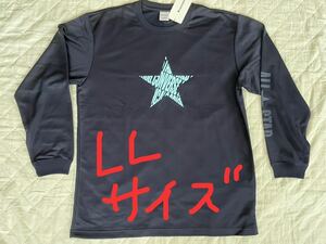 送料無料　新品　コンバース 長袖Tシャツ ロンT 紺色　ネイビー　Oサイズ　(LLサイズ) バスケットボール　練習着　CB212358L no6