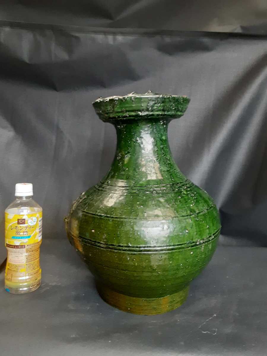 ヤフオク! -緑釉 壺(アンティーク、コレクション)の中古品・新品・未 