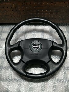 SUBARU　レガシィ　GDA　スバル 　純正オプション　MOMOステアリング　ブラック　本革　美品　GC8　GF8