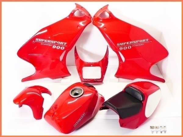 ダークブラウン 茶色 ドゥカティ DUCATI 900SL シングルシート シート