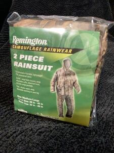 Remington непромокаемый костюм ]PVC производства верх и низ 2 деталь : US размер M/L: Rwaltree AP камуфляж :re Minton охота .. стрельба охота 