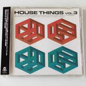 【帯付】HOUSE THINGS VOL.3 (FLRC-012) 高宮永徹, Jazzanova, Stateless, Royal Mirrorball, Atmosfear, S.W. , Q-Burns Abstract Message