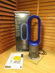 Y free shipping ^716[dyson Dyson ]2017 year made AM05 hot + cool fan heater remote control attaching blue group 