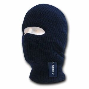 USA正規品 Decky ディッキー 1Hole タクティカル ニット フェイスマスク Balaclava バラクラバ 目出し帽 ネイビー 紺 ミリタリー