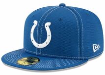 【7.1/4】 限定 100周年記念モデル NEWERA ニューエラ COLTS インディアナポリス コルツ 青 59Fifty キャップ 帽子 NFL アメフト USA正規品_画像3