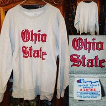 80’S★チャンピオン★リバースウィーブ★スウェット★XL★ビンテージ★OHIO STATE★カレッジ★USA★オハイオ州立大学_画像1