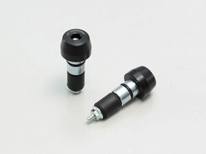 ハリケーン HB0353B SSC スライダーサイドキャップ ウエイト無しタイプ ブラック 黒 外径φ30mm/内径φ18～19mm ハンドル バーエンド