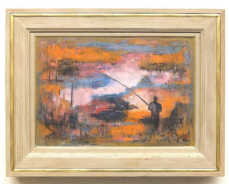 日本画 「月光の森」滝沢具幸先生 日本画 「月光の森」滝沢具