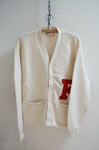 * Vintage BRENTWOOD letter do knitted cardigan 