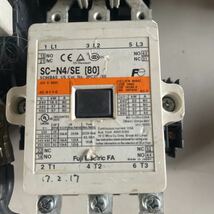 U356■Fuji マグネチック コンタクター SC-N4/SE SC80BAG/ Magnetic Contactor /5個セット_画像2