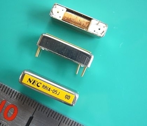 NEC リード リレー　Lead Relay RR1A-05J 3個/組　5V / 1A 5W 　小型低浮遊容量　通信機用