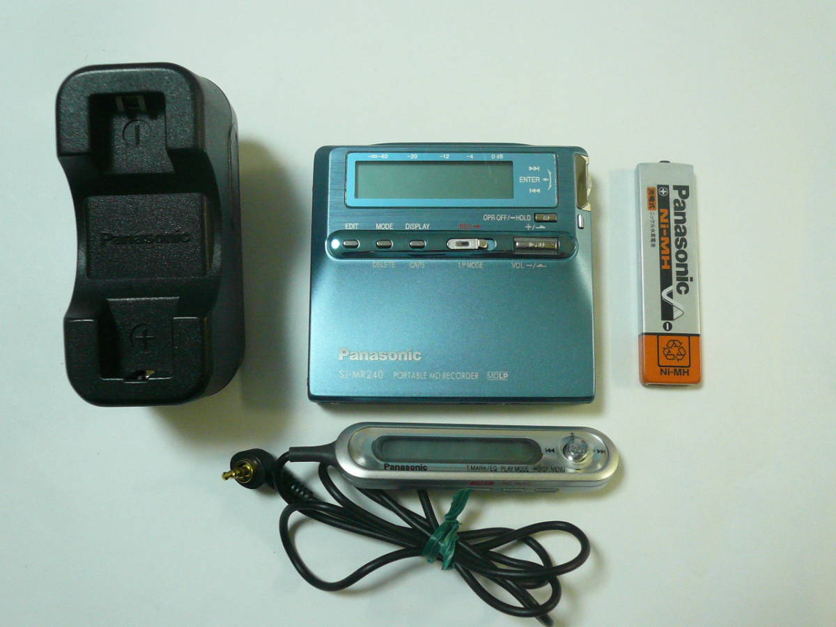 新作高評価 ヤフオク! - Panasonic SJ-MR240-S ポータブルMDプレーヤー ... 安い超歓迎