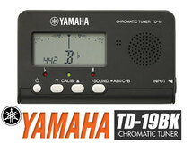 YAMAHA クロマチックチューナー TD-19BK ブラック　シンプル高性能_画像1