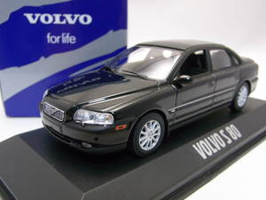 ★マニア垂涎!★VOLVO S80 Black 1/43【ディーラー特注品! ボルボ セダン】★難有★検:2.4T T6 V60 V70 S60 S70 S90